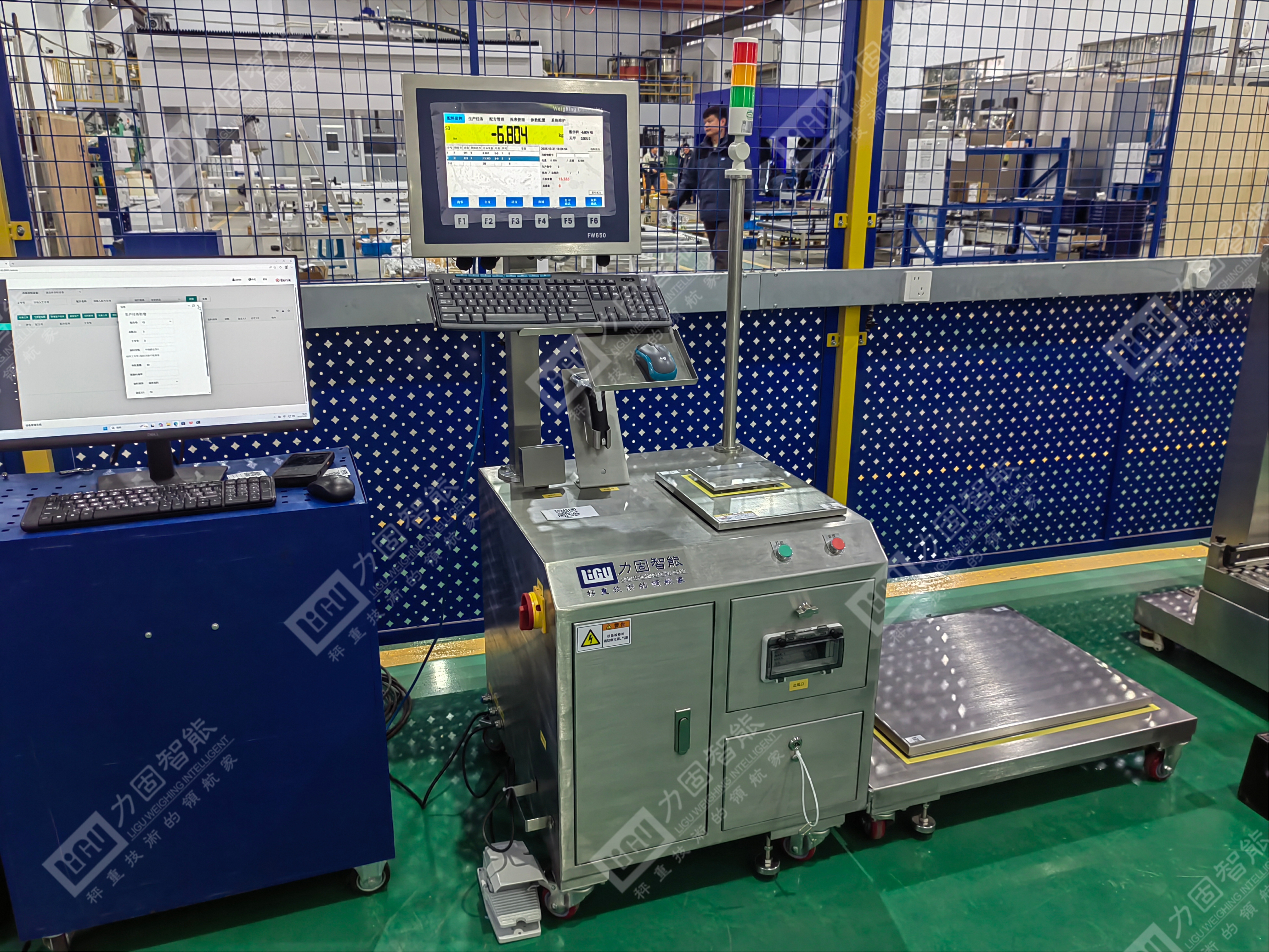 力固智能 | 手动配料防差错称重系统顺利运往客户现场